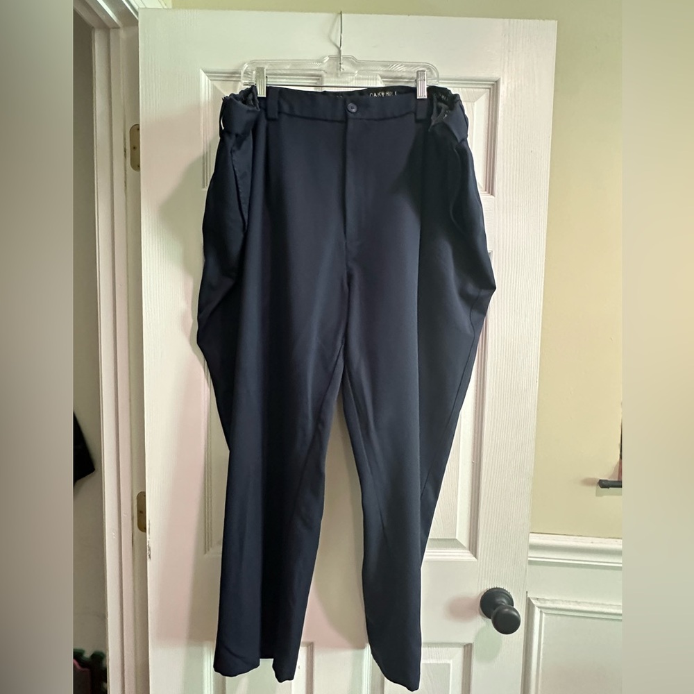 56W/30L Oak Hill Navy Blue Dress Pants